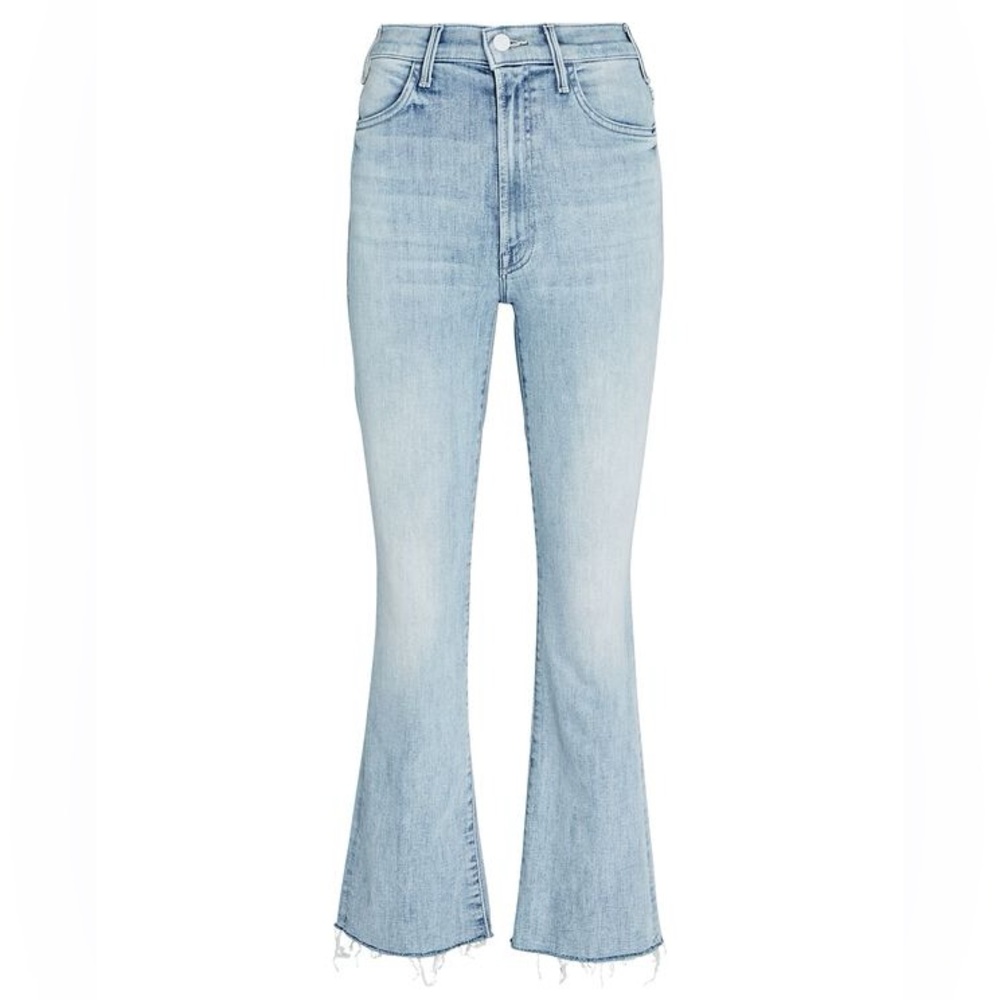 MOTHER Denim Hustler Ankle Fray